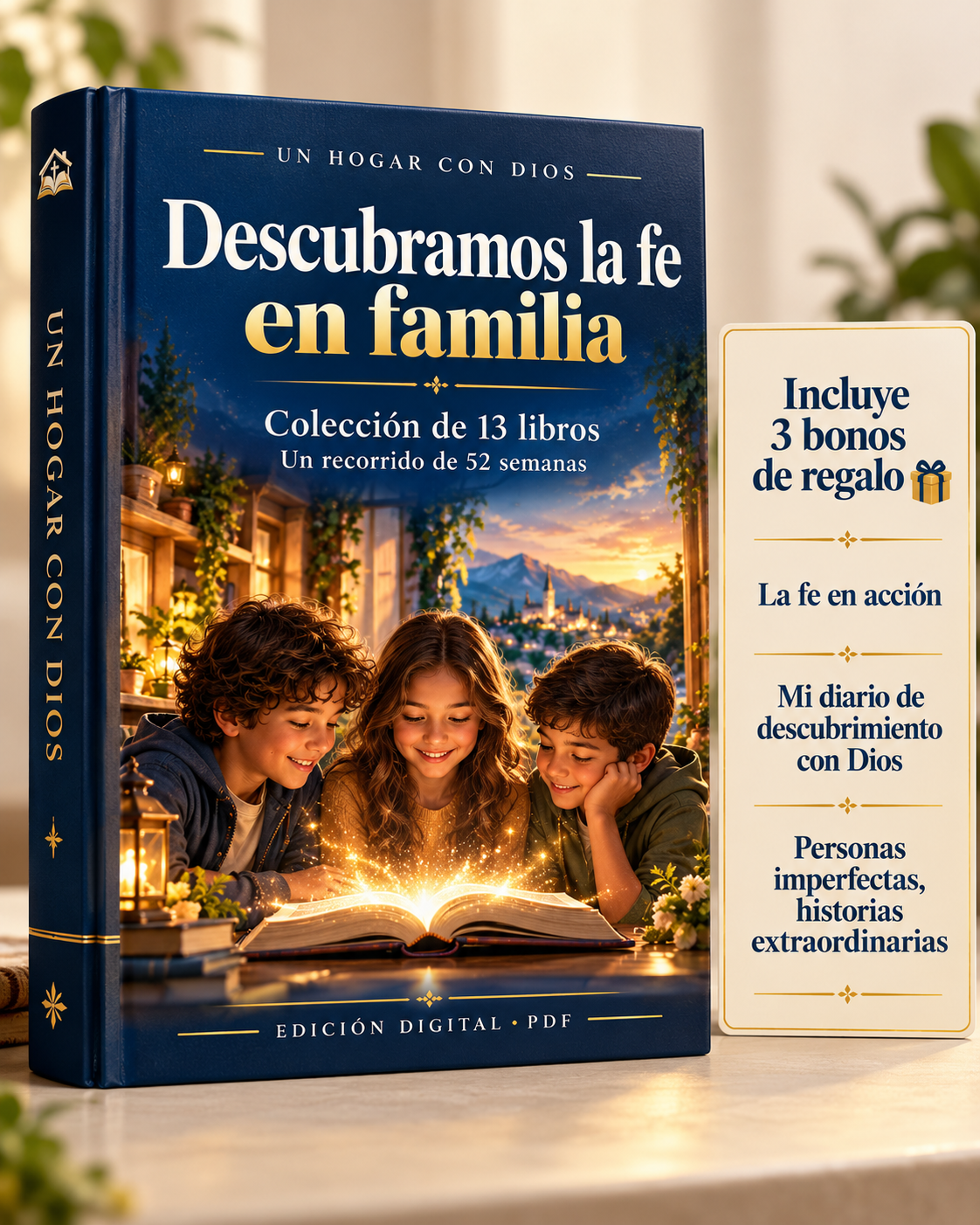 Colección para descubrir la fe en familia + 3 bonos de regalo 🎁