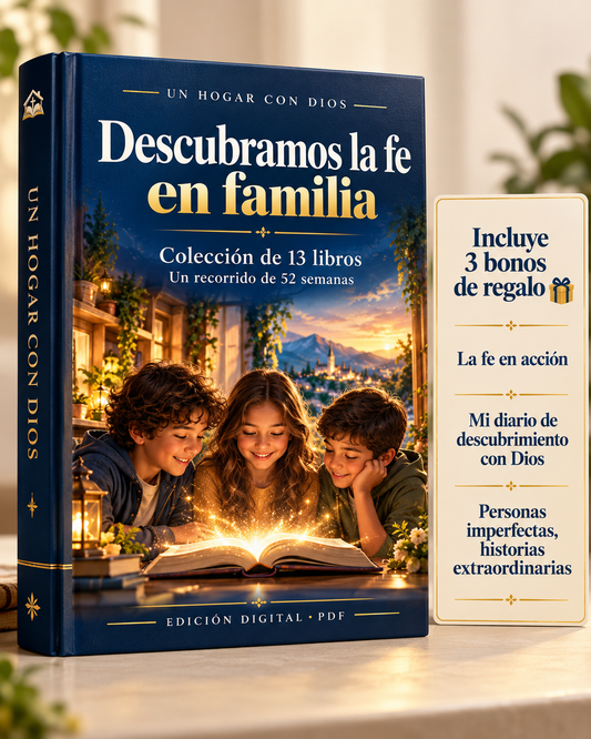 Colección para descubrir la fe en familia + 3 bonos de regalo 🎁